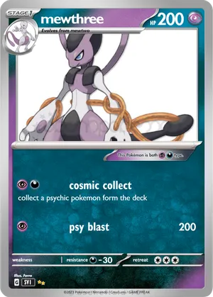 mewthree pokemon card Mew Dream Form VMAX Pokemon Card