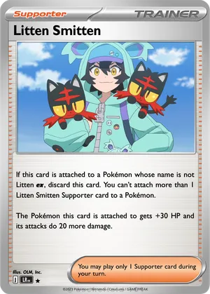 pokemon card litten Litten