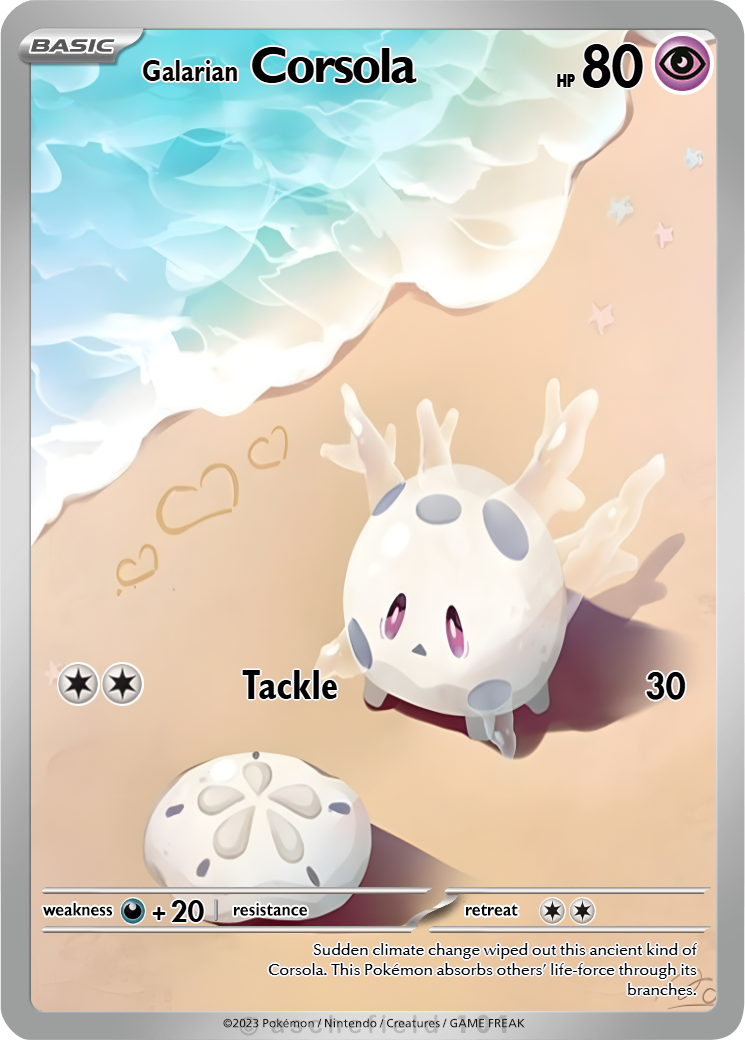 galarian corsola pokemon card 2021 Pokmon Shining Fates Galarian Corsola Holo SV049/SV122 CGC 9 Min   Oblivion Collectibles