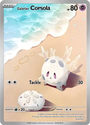 galarian corsola pokemon card 2021 Pokmon Shining Fates Galarian Corsola Holo SV049/SV122 CGC 9 Min Oblivion Collectibles