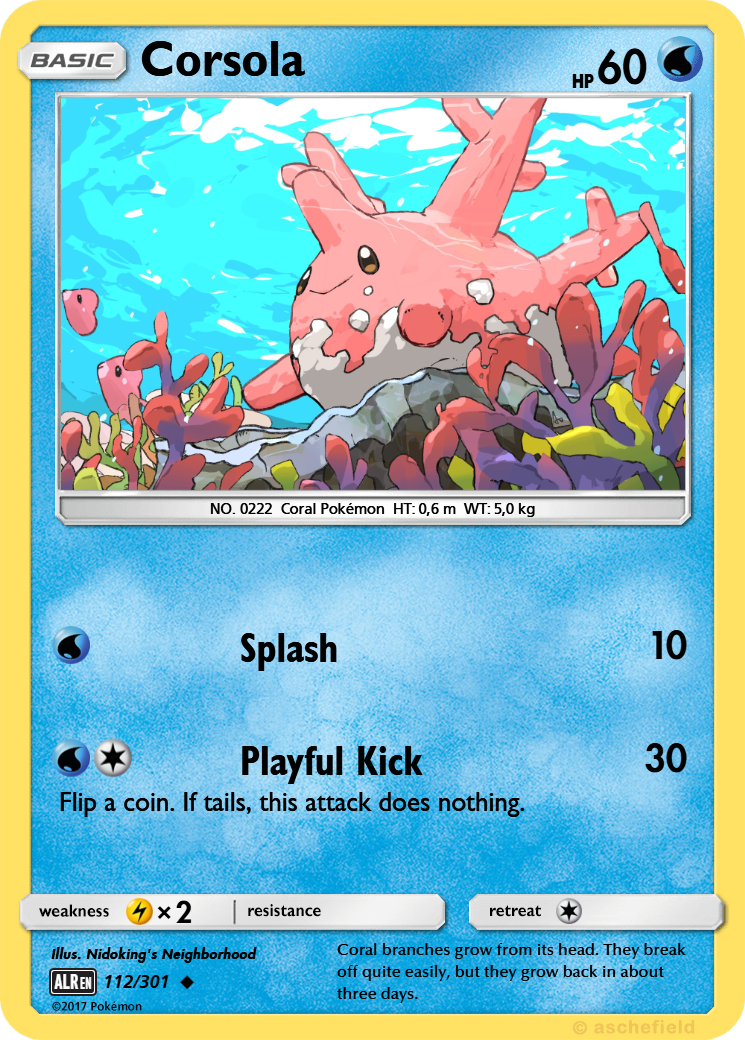 pokemon card corsola (37/115) (Stamped) [EX: Unseen Forces] show it to your opponent Corsola (84/132) [Diamond & Pearl: