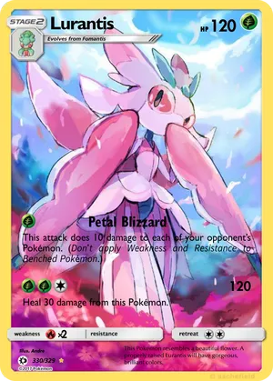 lurantis pokemon card Pokmon TCG | Sun & Moon Colorless Leaf Guard (140) During your opponents next turn Lurantis | Battle Styles |