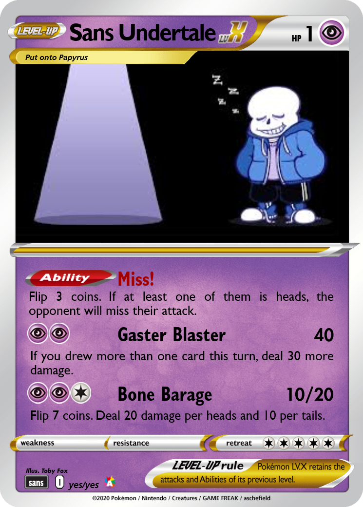 sans pokemon card Pokemon Sans gx 8