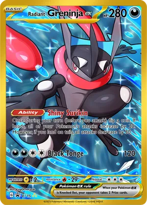 greninja shiny pokemon card Radiant S12a 033/172 K Holo Rare MINT-NM Japanes this item offers a spectacular aesthetic for a gallery 2026 Pokemon Cri En-chaos Rising