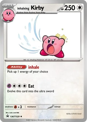 9000 hp kirby pokemon card PokeKirby Cards : r/Kirby