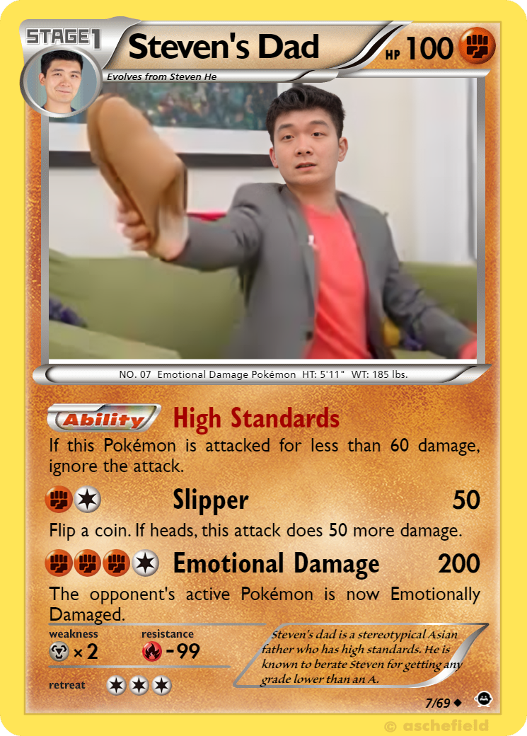 steven pokemon card Steven's Dad and a playmat. Pokemon Steven Universe Future