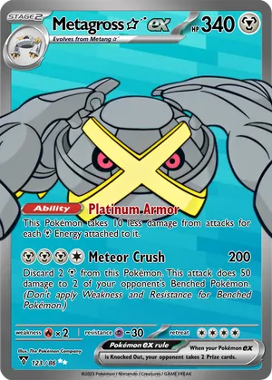 shiny metagross pokemon card POKMON GAME sv5M 048/071 U 20 Retreat Cost Metagross (Vivid Voltage 118) -