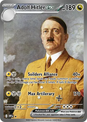 adolf hitler pokemon card Postcards to Hitler: A German Jew's Defiance in a Time of Terror: Neuburger, Bruce: 9781685900540 Books Secret Hitler Review | Zatu