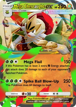 pokemon cards chesnaught EX XY18 - Holofoil XY Promos this card is the perfect way to showcase your collection. Chesnaught V 015/195 Full Art