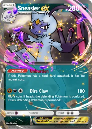 sneasler pokemon card 2022 Sword & Shield Lost Origin 123 Radiant Hisuian PSA 9 Graded Pokmon Hit Points120 HP Form Pokemon TCG - s10P -