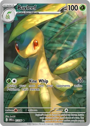 pokemon card bayleef Bayleef 9