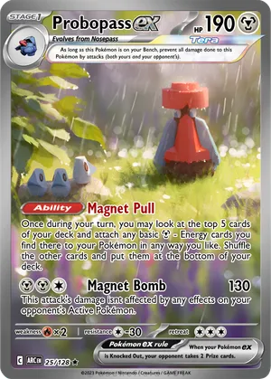 probopass pokemon card value Japanese 052/098 sv10 U TCG Colorless Magnetic Tension Switch 1 of your opponents Benched Pokmon with their Active Pokmon Probopass Pokemon Cards Price Guide