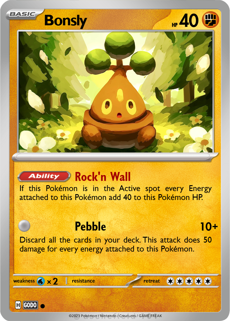 bonsly pokemon cards Bonsly