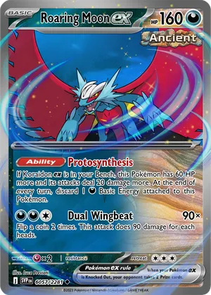 roaring moon pokemon card worth Roaring Moon ex 124