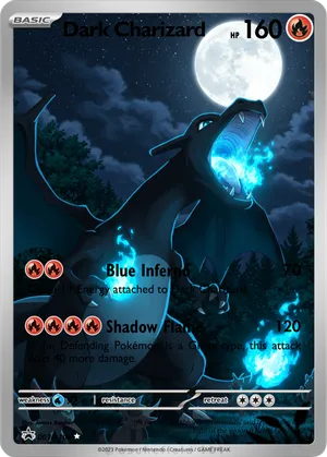 dark charizard pokemon card Amazon.com: Pokemon Charizard ex SVP 074 Paldean Fates Black Star Promo Shiny Pokemon Ultra Rare : Toys & Games