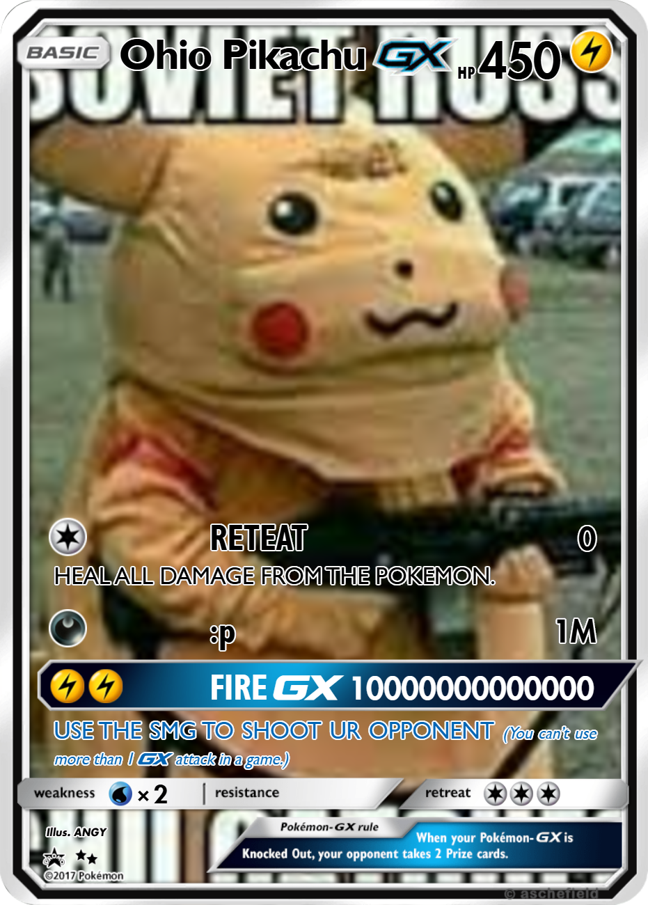 ohio pokemon cards Ohio Pikachu