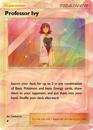 professor ivy pokemon card Professor Ivy | Pokmon Wiki