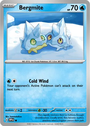 bergmite pokemon card Pokemon TCG Card - BERGMITE 30/106 - 3/10/2025