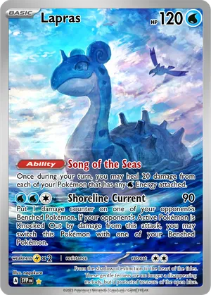 lapras pokemon card Credit Card Credit Card Skin Anime Town Creations end display Lapras ex Perfect Order |