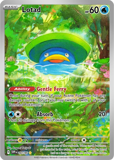 pokemon lotad card Lotad, Lombre and Ludicolo Lot - 26 Cards If Lotad has any W Energy attached to it Lotad, Lombre & Ludicolo cards