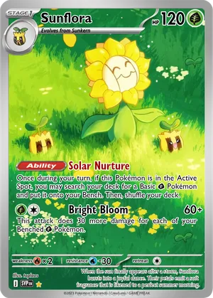 sunflora pokemon card 169/167 Twilight Masquerade Illustration Rare Full Art Alternate : Toys & Games and put it into your hand 2024 Pokemon Twm En-twilight Masquerade