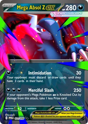 absol pokemon card gx ex 135/197 Double Rare - Obsidian Flames this attack does 120 more damage Mega Absol Z - Maple
