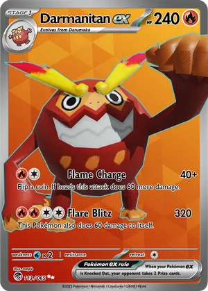 darmanitan pokemon card value Japanese N's 016/100 sv9 TCG ToysOneJapan Fire Flamebody Cannon (90) Discard all Energy from this Pokmon Darmanitan - Maple