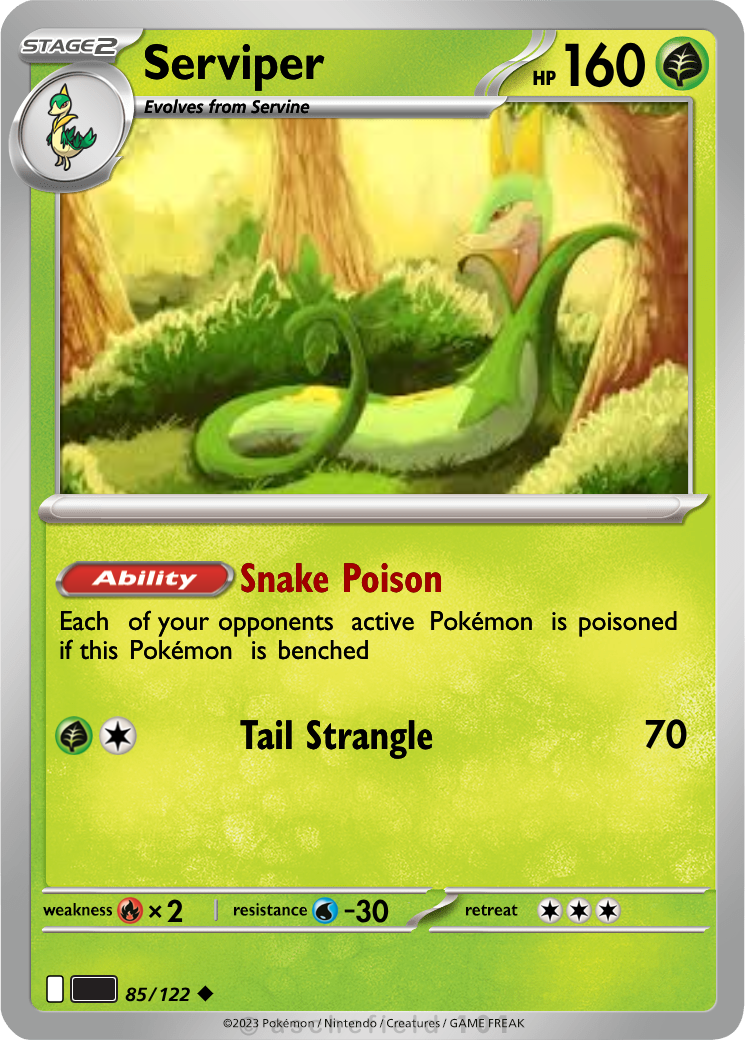 snake pokemon cards Water ex 189/162 Time Passed Full Art Secret - Ultraboost X Scarlet and Violet 5 Temporal Forces [FFF] Tunneling Ekans - Pokémon TCG Pocket