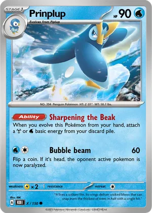 prinplup pokemon card Prinplup Cards | Dex