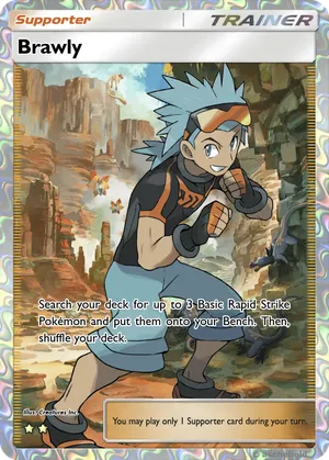 brawly pokemon card 188/198 placed immediately into protective sleeves Brawly 212/198 Chilling Reign NM