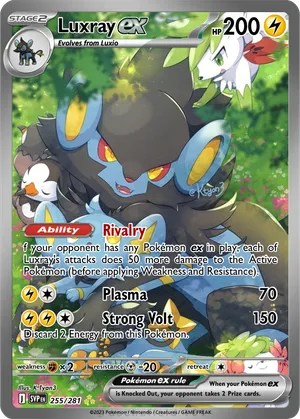 luxray pokemon card ex Luxray ex - 068/167 Twilight Masquerade Double Rare Pokemon