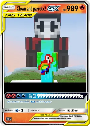 clown pokemon card Dream - Metal Raiders Clown and parrotx2 - Mega17