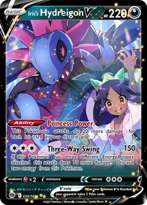 iris card pokemon Pokmon Iris's Fighting Spirit 121/100/SV9/B SR (Super Rare) BanzaiHobby When your turn ends Hydreigon - MegaCharizardY12