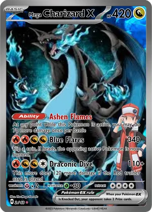 blue charizard pokemon card Pokemon Blue Charizard EX