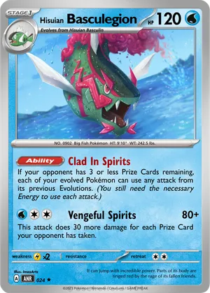 basculegion pokemon card value Hisuian Basculegion