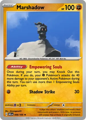 marshadow pokemon card Collecting Pokmon cards Buy this amazing trading card from our collection I think this card will