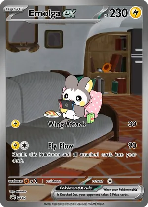 emolga pokemon card Emolga Custom Made Card Fan Art Card