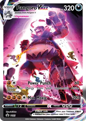 pangoro pokemon card {113/193}Pangoro (Energy Mirror) Colorless Shakedown (150) Discard a random card from your opponents hand Pangoro | Cosmic Eclipse |