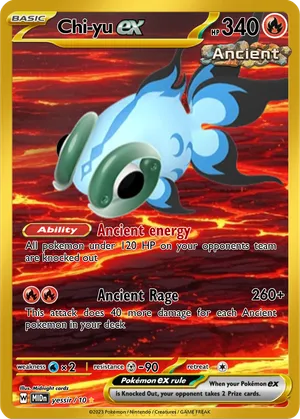 chi yu pokemon card - ex 040/193 this attack does 60 more damage Chi-Yu Cards & Artwork |