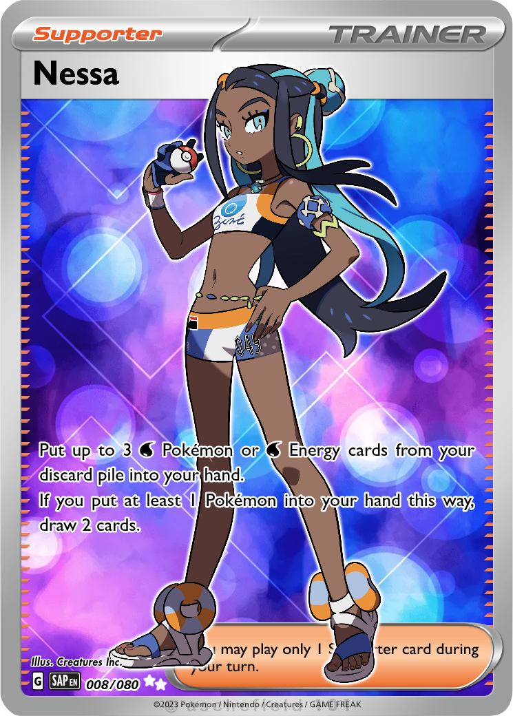 nessa pokemon trainer card Hands down the best trainer card in the game : r/PokemonSwordAndShield