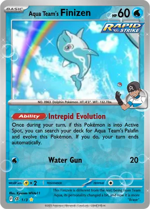 dolphin pokemon card Finizen - SV06: Twilight Masquerade