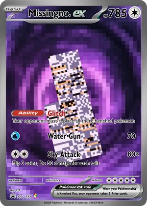 pokemon missingno card Japanese Misingno Pokemon Card