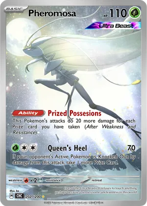 pheromosa pokemon card Pokemon Card - S&M: Ultra Prism 140/156 - PHEROMOSA GX (full art