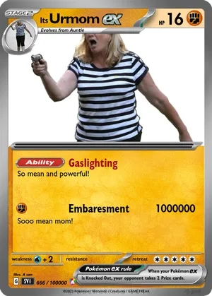mom pokemon card Pokemon best mom ever 13