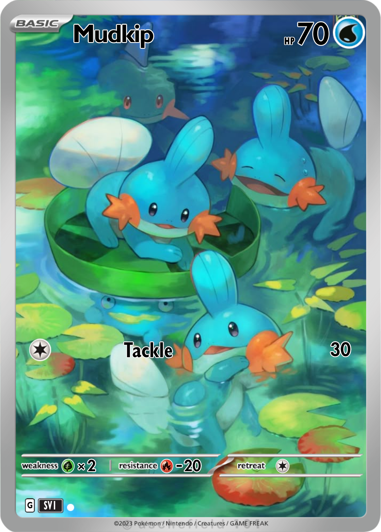 shiny mudkip pokemon card Pokémon Hit Points70 HP Form My custom shiny Mudkip :