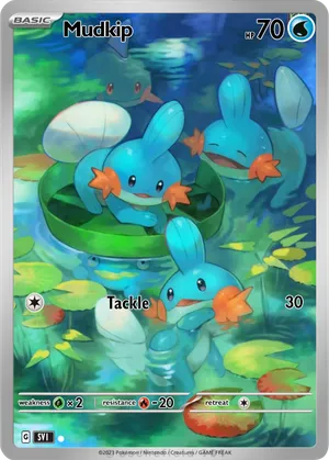 shiny mudkip pokemon card | EX Emerald Colorless Playful Kick (30) Weakness Lightning 2 Resistance None None Retreat Cost My custom shiny Mudkip :