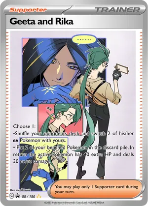 geeta pokemon card Cards Of Pokmon TCG: Obsidian Flames Part 40: Geeta Illustration