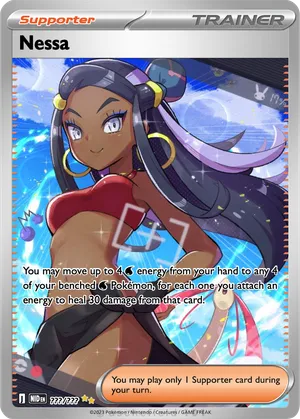 nessa pokemon card full art SR Vmax Climax 277/184 TAG Gem Mint 10 Supporter / / Card Text CGC-10 Nessa full art ultra