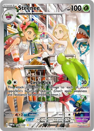 steenee pokemon card - 014/198 - Chilling Reign Mint / near mint condition trading card Pokmon card: Steenee