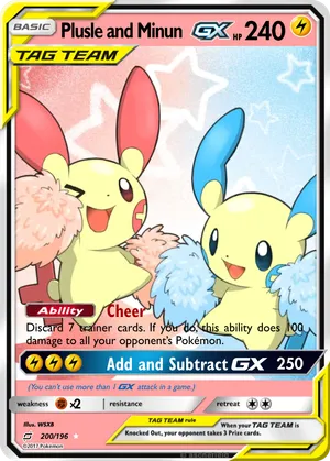 plusle and minun pokemon cards Plusle Minun Ar Set Custom Pokmon Card Display Frame Case